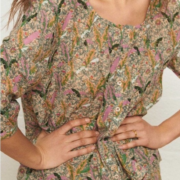 ba&sh Multicolor Floral Blouse - Picture 5 of 15